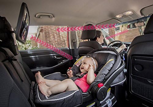 Shynerk Бебе Автомобил Огледало, Задниот Соочува Автомобил Седиште Огледало Безбедност За Новороденче Новороденче, Бебе Огледало Со Широк Заден Поглед, Shatterproof &засил?