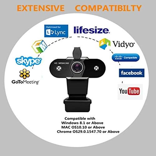 КОМПЈУТЕРСКА Камера HD 2K/1080P/720P/480p Автоматско Фокусирање Веб Камера Со Микрофон И Приватност Покритие Намалување НА Бучавата ВИСОКА