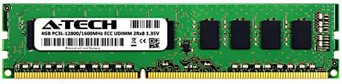 А-Тек 4гб Замена За Samsung M391B5273DH0-YK0-DDR3 1600MHz PC3L-12800E ECC Unbuffered UDIMM 240-Pin 2Rx8 1.35 V - Еден Сервер Меморија Ram Меморија Стап