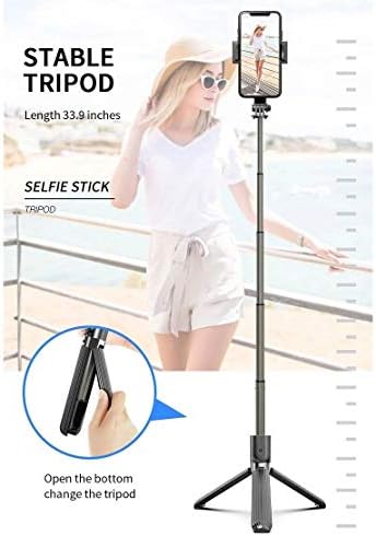 Aermoo M1 Stand and Mount, Boxwave® [Gimble SelfiePod] Selfie Stick Extendable Video Gimble стабилизатор за Aermoo M1 - etет Црно