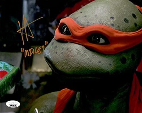Роби Рист автограмирал испишана 8x10 Фото ЈСА тинејџерски мутант нинџа желки