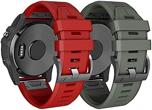 Gxfcuk Smart Watch Силиконски Ремени За Замена За Garmin Феникс 7 7X 6X Pro 5X 5Plus 3HR 935 Нараквица бенд 22 26mm Брза Нараквица