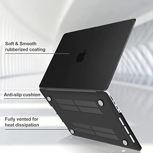 Проказа Хард Случај Школка Покритие За MacBook Pro 14 Инчен 2021 Пакет со 6 Пакет Веб Камера Покритие Слајд За Лаптоп Телефон