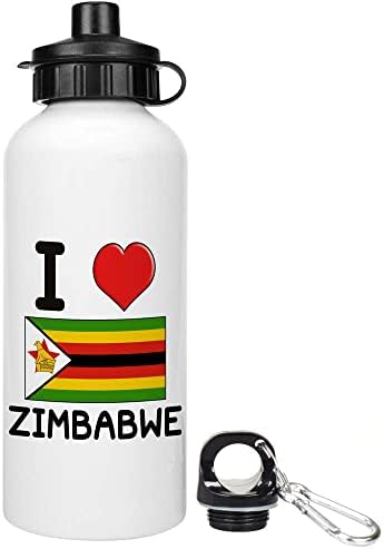 Azeeda 600ml 'Јас го сакам Зимбабве' шише за еднократно вода / пијалоци