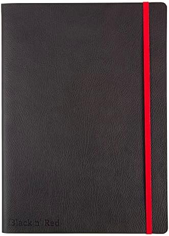 Black N 'Red B5 Soft Cover Journal - владееше со нумерирани страници