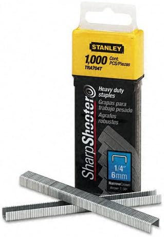 Стенли Бостич: Острејтер 1/4 Степчиња со должина на нозете, 1000 по кутија -: - се продава како 2 пакувања од - 1 - / - вкупно