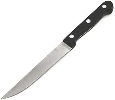 Готвач Занает Изберете Алатка нож 5 инчен нож 8.5 инчи во должина, Нерѓосувачки Челик/Црна