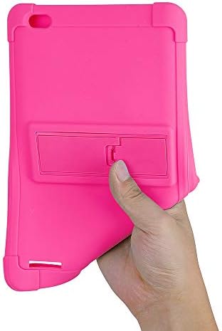 Он. 8 таблет случај, [Kickstand] [Case for Kids] ShockProof Силиконски таблети за заштитни таблети за заграда за заграда за таблети за таблети