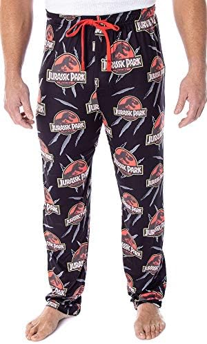 Парк BioWorld Jurassic Park Memone Mepter Model Sleep Lounge Pajama Pantans Pantans