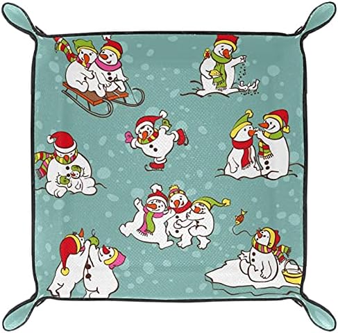 Дизајн На Божиќен Снешко такаменг, Отворени Канти За Складирање На Домови Фиока За Накит Фиока За Камериер Фиока За Кожа Фиока