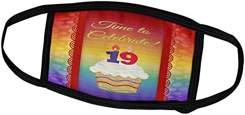 3дроуз Беверли Тарнер Роденденска Покана Дизајн-Кекс, Број Свеќи, Време, Прославете 19 Години Покана-Маски За Лице