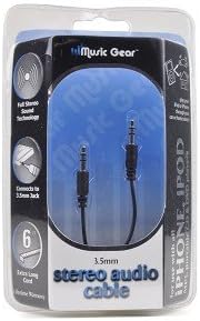 6 ' Музичка Опрема LG5044 3.5 mm На Стерео Аудио Кабел-Совршен за iPods, Mp3 Плеери, Компјутери &засилувач; Мобилни Телефони!