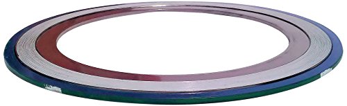 Sur -Seal, Inc. Teadit 9000IR5316PTFE600 Зелена лента со бела лента 316SS/PTFE Спирална рана заптивка со 316SS внатрешен прстен, -150