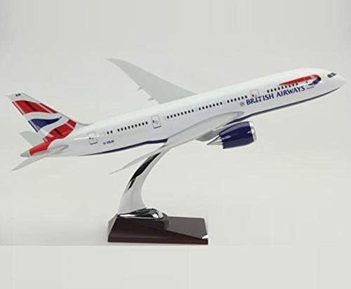 47см Британски ервејс Б787 модел на авиони модел модел на авиони модел со смола за умирање на смола 787 авиони 1/150 авиони