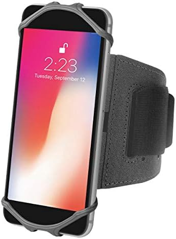 Фудбал за Nokia C20 Plus - ActiveStretch Sport Armband, прилагодлива амбалажа за тренинг и трчање за Nokia C20 Plus - Jet Black