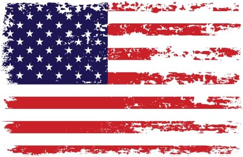 Стикиос Американски Знаме Налепница-Искинати Американски Знаме Налепница За Автомобили, Камиони &засилувач; Прозорци - Патриотски