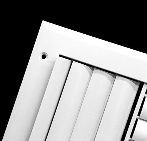 10 x 10 - 3 -насочен воздушен отвор - Прилагодливи алуминиумски криви сечила - Максимален проток на воздух - решетка за HVAC