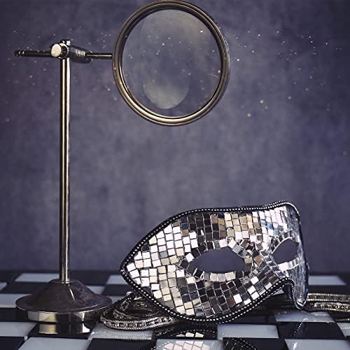 PLLIEAY 1440 парчиња сребрени самостојни огледални плочки, стаклени плочки за мозаик, налепници за диско топки, налепници на
