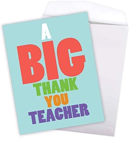 Благородни работи - 1 Џамбо Наставници Ви Благодариме Честитка Со Плик-Забелешка За Благодарност На Професорот, Благодарност На Ученикот
