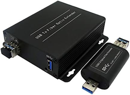 Трансван USB 3.0 Влакна Екстендер До Максимум 250 Метри Во Текот На Еден Режим Влакна со 2 x LC 10 Gbps СФП, USB 3.0 Оптички Екстендер Со