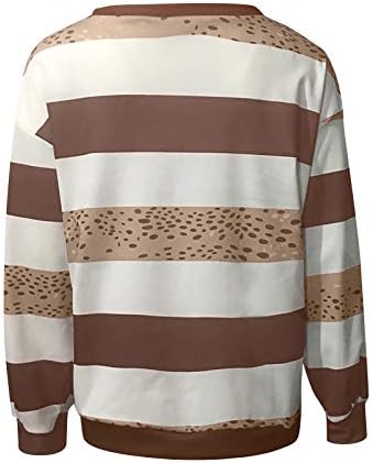 Гемира кошули со долг ракав за жени опремени со тркалезен врат гроздобер блок во боја, половина патент кошули со маички пулвер врвови блузи