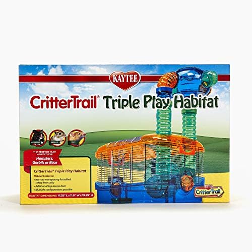 Kaytee CritterTrail Triple Habitat со пакет на Twist-Twist и Turn Twist и Turn Tubs