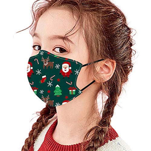 Почека за божиќна уста против прашината против прашината на лицето што може да се перат и пребаруваат уста штитови ткаенина надворешна заштита