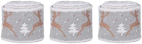 Кјуидамос елен лента, Божиќен лента полиестер материјал за декорација на забави