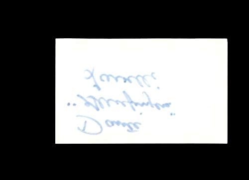Данте Лавели рака потпиша 3х5 Индекс картичка Автограм НФЛ Хофер Кливленд Браунс