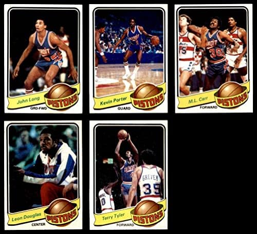 1979-80 Тимот на Топс Детроит Пистонс го постави Детроит Пистонс екс+ клипови