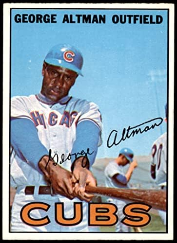 1967 Топпс 87 Georgeорџ Алтман Чикаго Cubs EX/MT Cubs