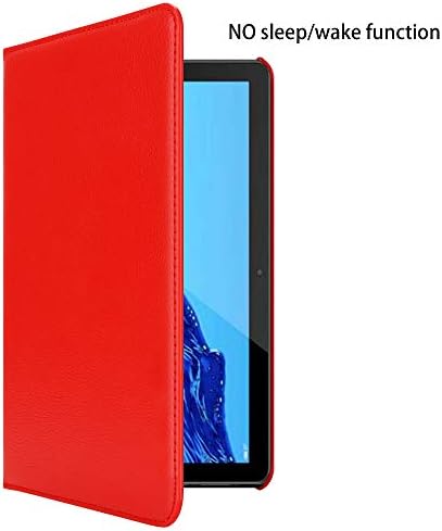 Cadorabo таблет кутија компатибилен со Huawei Mediapad T5 10 во афион Црвен - Заштита за заштита на книги без автоматско разбудување со функцијата