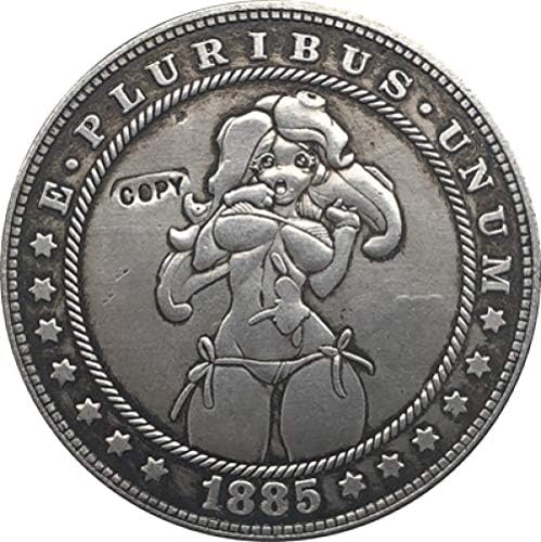 Хобо никел 1885 година во САД Морган долар монета тип 131
