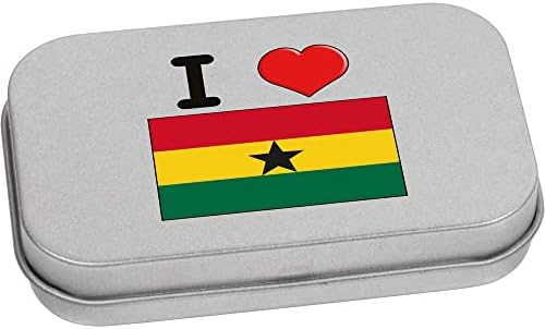 Azeeda 80mm 'I Love Ghana' Metal Hinged Clage/Storage Cox