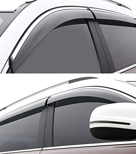 Брзиот прозорец за автомобили Визир Вентилатор за дефлектор на Сонцето/дождот компатибилен со Sevrolet Malibu Sedan 2013 2014 2014 2015 година