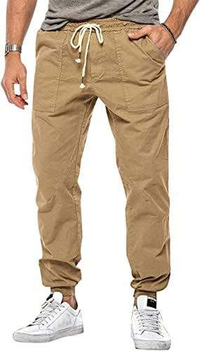 Аифарлд Менс карго панталони џогери модни долги пешачки панталони памучни панталони за мажи кои се обидоа да носат кошаркарски спортови на отворено