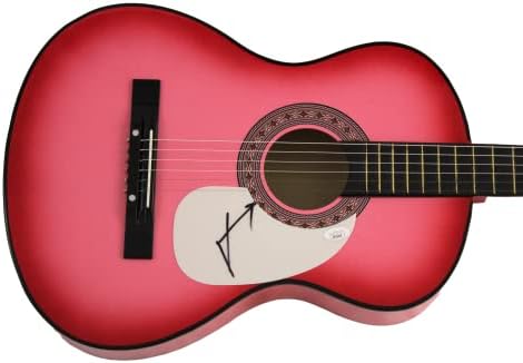 Aredаред Лето потпиша автограм со целосна големина розова акустична гитара А W/ James Spence автентикација JSA COA - Триесет секунди до фронтменот
