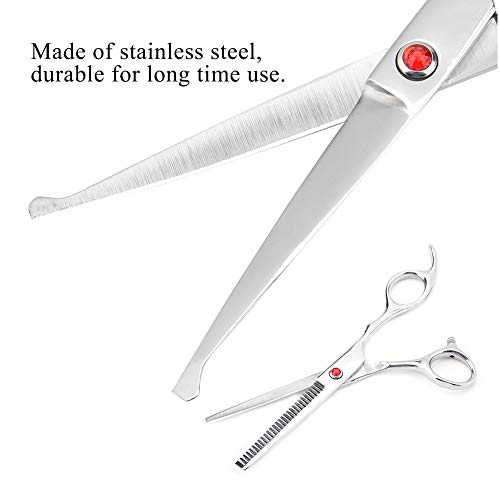 Ножици за сечење коса, Професионален Комплет За Ножици за Сечење Коса со Фризерски Ножици, Ножици За Разредување, Ножици За Сечење