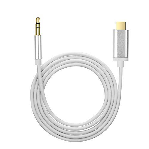 ZLMC USB C до 3,5 mm аудио помошен кабел [3,3 стапки] Адаптер за типот C до 3,5 mm Службеник Стерео Кабелски автомобил погоден за iPad Pro 2018 Samsung Galaxy S21 S20 Ultra Note20 10+ Google Pixel 3 2XL