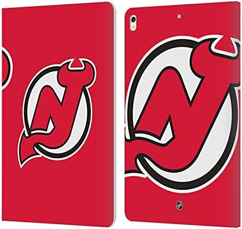 Дизајн на главни случаи официјално лиценциран NHL Plain New Jersey Devils Devils Book Book Cover Cover Cover Coveptable со Apple