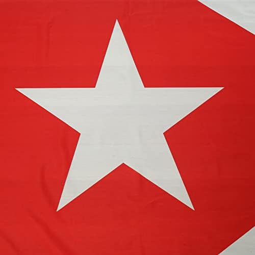 Мсфхха Правоаголен Чаршав За Маса Куба Кубанско Знаме Чаршав За Бледнее Отпорен На Перење Национално Знаме Чаршав, Погоден За Кујнски