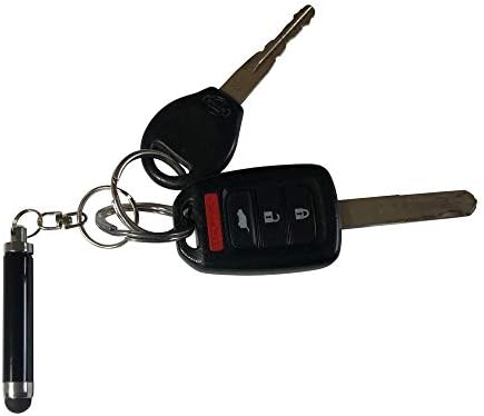 Пенкало за пенкало Boxwave Compatible со Toyota 2022 Mirai - Bullet Capective Stylus, Mini Stylus Pen со клуч за клучеви за Toyota 2022 Mirai - Jet Black