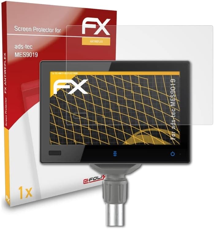 Заштитник на екранот ATFOLIX компатибилен со ADS-TEC MES9019 Филм за заштита на екранот, анти-рефлективен и шок-апсорбирачки FX FX FAST