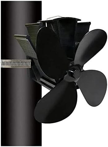 XFADR SRLIWHITE Без Магнет Ѕид Виси Камин Вентилатор Низок Шум 4 - Термодинамички Шпорет Вентилатор За Дрво Најавите Режач Камин