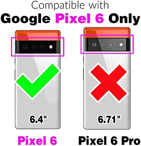 Asuwish Компатибилен Со Google Pixel 6 Паричник Случај Калено Стакло Екран Заштитник И Патент Ретро Кожа Флип Капак Картичка Држач Стојат Мобилен Додатоци За Pixel6 Pixle Шест Же?