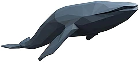 Wll-DP кит 3D рачно изработена оригами загатка Елегантна уметничка хартија скулптура геометриска хартија занаетчиска занаетчиска декорација на реквизити DIY хартија ?