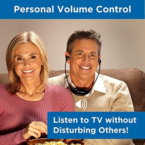ТВ уши 5.8 Дигитален систем за безжични слушалки - долг дострел, контрола на личен волумен, тивка до гласно, ги поддржува сите телевизори, идеални за стари лица и оште?
