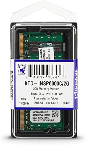 Кингстон 2 GB DDR2 Sdram Мемориски Модул 2 GB 800MHz DDR2800/PC26400 DDR2 SDRAM KTD-INSP6000C/2G