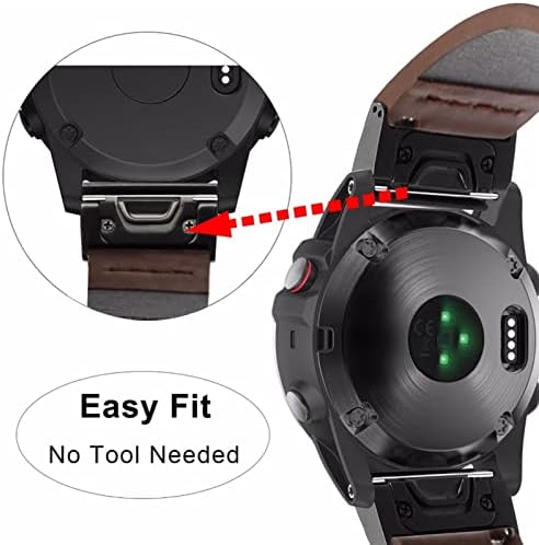 Tpuoti Watchband за Garmin Fenix 6 6X Pro 5 5X ПЛУС 3HR Бенд за пристап S62 S60 3 ЧАС Часовник Брзо Ослободување Лесен За Рачен Зглоб