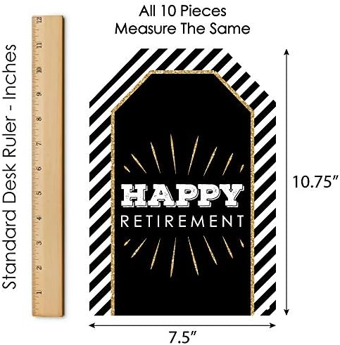 Голема Точка На Среќа Среќно Пензионирање - Виси Вертикални Банери За Врата Од Хартија-Комплет За Декорација На Ѕидови За Пензионирање-Внатрешен